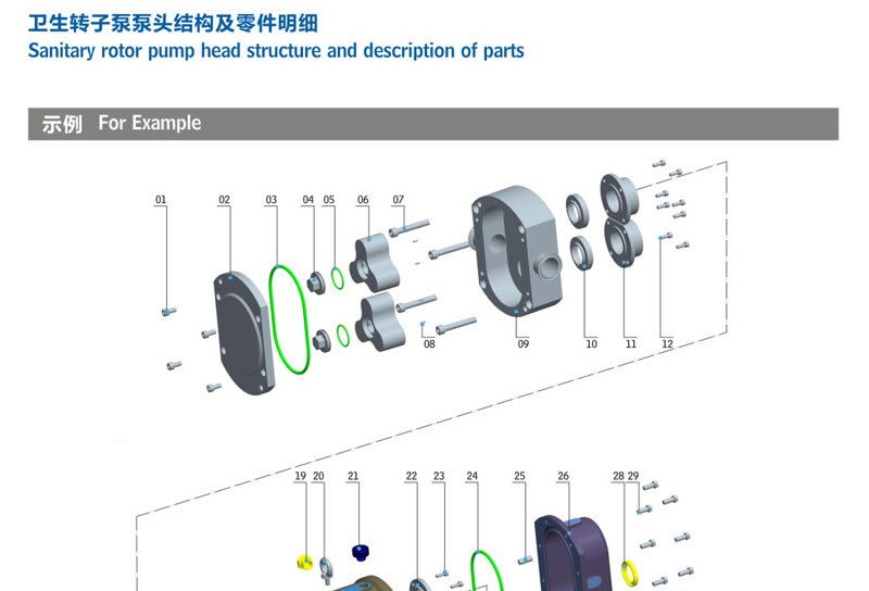 轉(zhuǎn)子泵+V型口進(jìn)料型